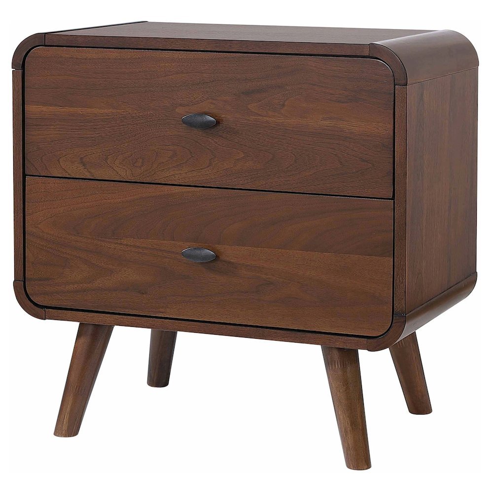 Contemporary Modern Nightstand – Stylish Bed Side Table with Storage
