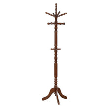 Classic Wooden Coat Rack Stand – Freestanding Coat Tree with Hooks