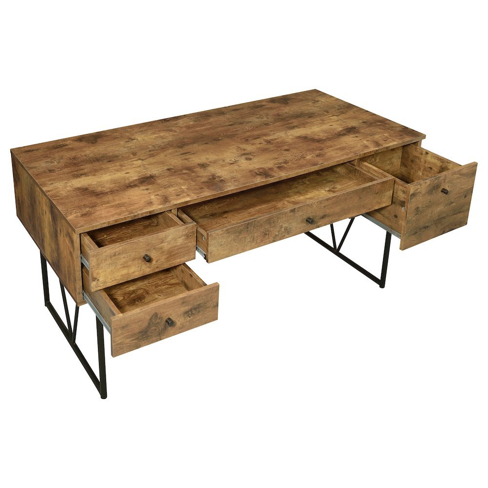 Spacious Office Desk – Computer Desk with Drawers for Home or Work