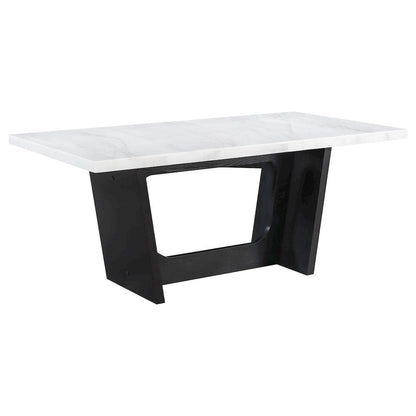 Elegant 5-Piece Marble Kitchen Table Set – Modern Dining Table & Chairs