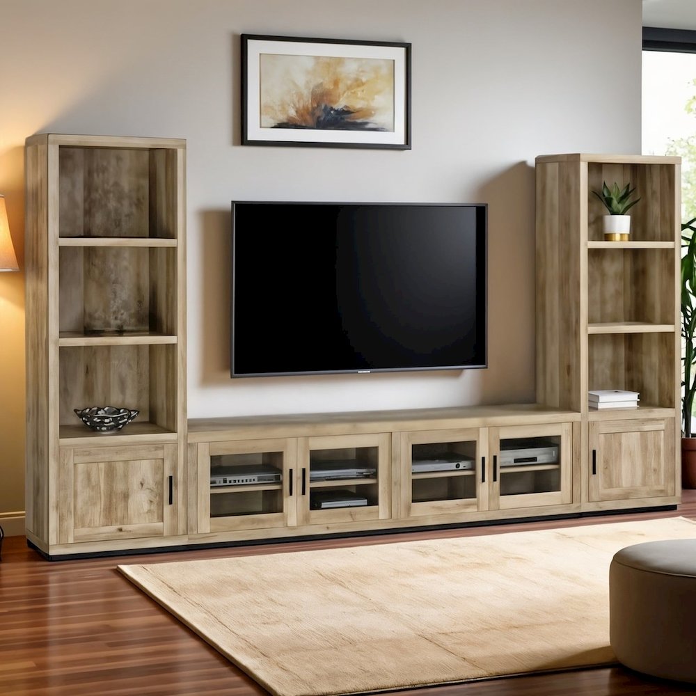 Tall Bookcase – Narrow Bookshelf with Storage for Home Organization
