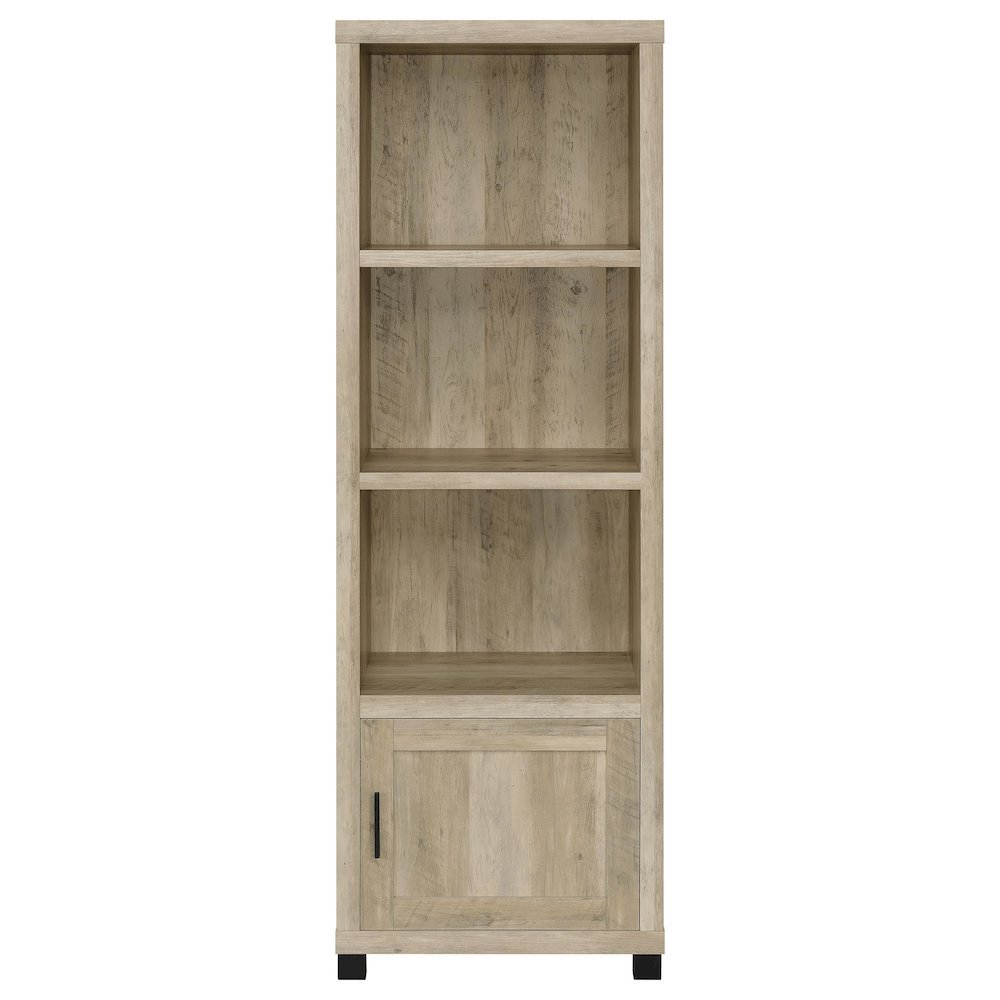 Tall Bookcase – Narrow Bookshelf with Storage for Home Organization