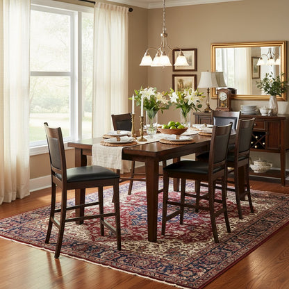 Brown Upholstered Stool Counter Chairs Counter Stools Set of 2