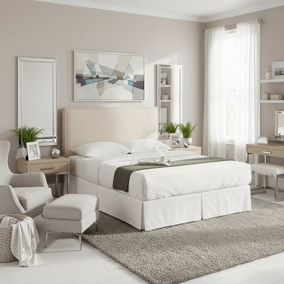 Beige King Size Headboard Only, Upholstered Bed Headboard King Headboard