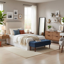 Beige Upholstered Twin Headboard Stylish Bed Headboard for Dorm Room
