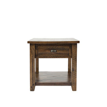 Artisan's Craft Rustic Farmhouse Distressed Solid Wood End Table