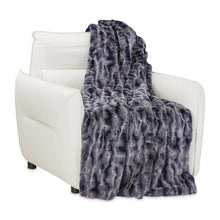Solo 54"x72" Faux-Fur Throw - Marine