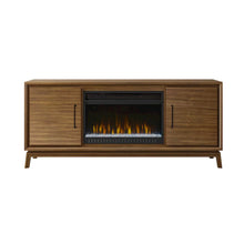 Williamsburg 64" Fireplace Console, Partial Assembled, Brown