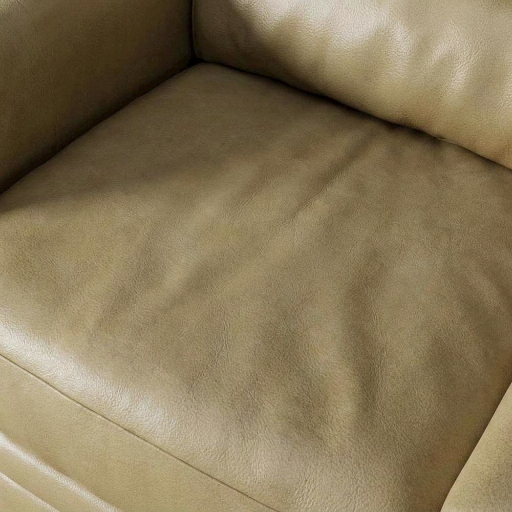 Brown Manual Recliner with Plush Seat and Classic American Style