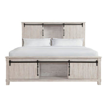 White Queen Bed Frame with Ample Storage - Elegant Design