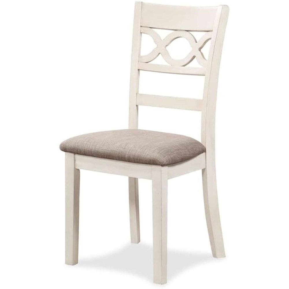 5-Piece Solid Wood Dining Set in Beige and Brown for Stylish Dining Spaces