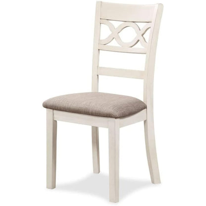 5-Piece Solid Wood Dining Set in Beige and Brown for Stylish Dining Spaces