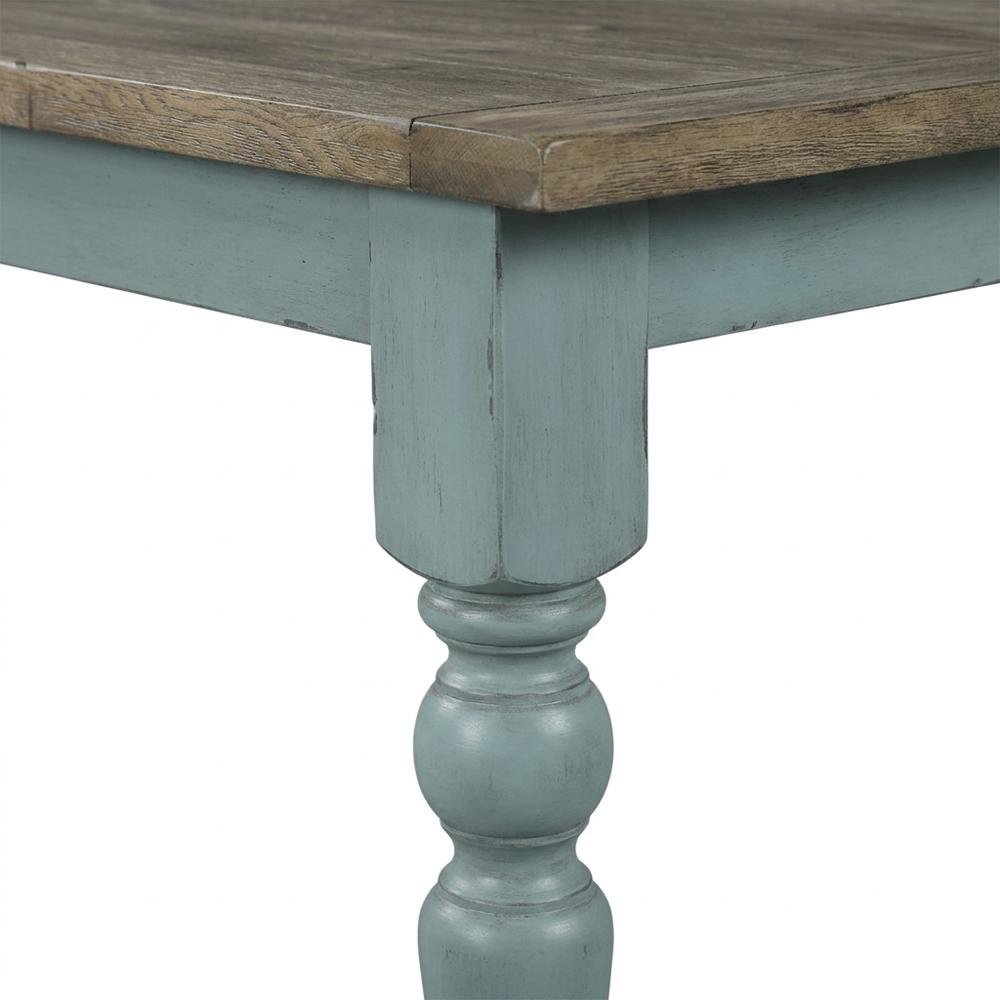 6-Piece Dining Table Set with Cross Back Chairs and Bench in Elegant Finish