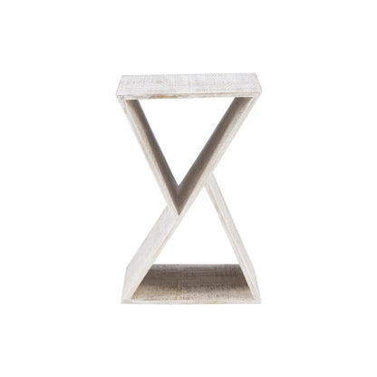 Trevor Triangle Side Table Whitewash