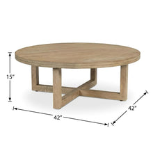 Brown Oak Wood Coffee Table with Metal Frame and Matte Wood-Tone Finish