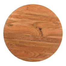 Brown Round Wood Coffee Table – Unique Wooden Coffee Table with Modern Design