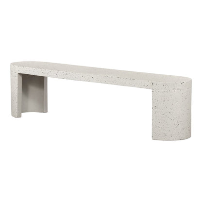 Gray Indoor and Outdoor Bench, Solid Greystone Entryway Bench