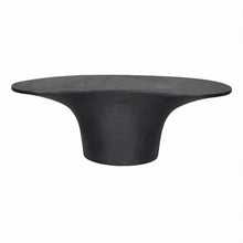 Outdoor Coffee Table, Fiberglass Reinforced Concrete Top, Contemporary Style