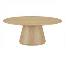 Brown Oak Veneer Coffee Table with Semi-Gloss Finish and Metal Hardware