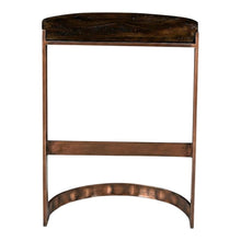 Industrial Counter Stool with Footrest, Backless Bar Stool for Kitchen,Brown