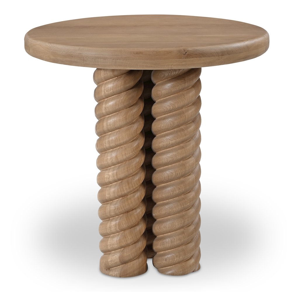 Treccia Side Table Oak