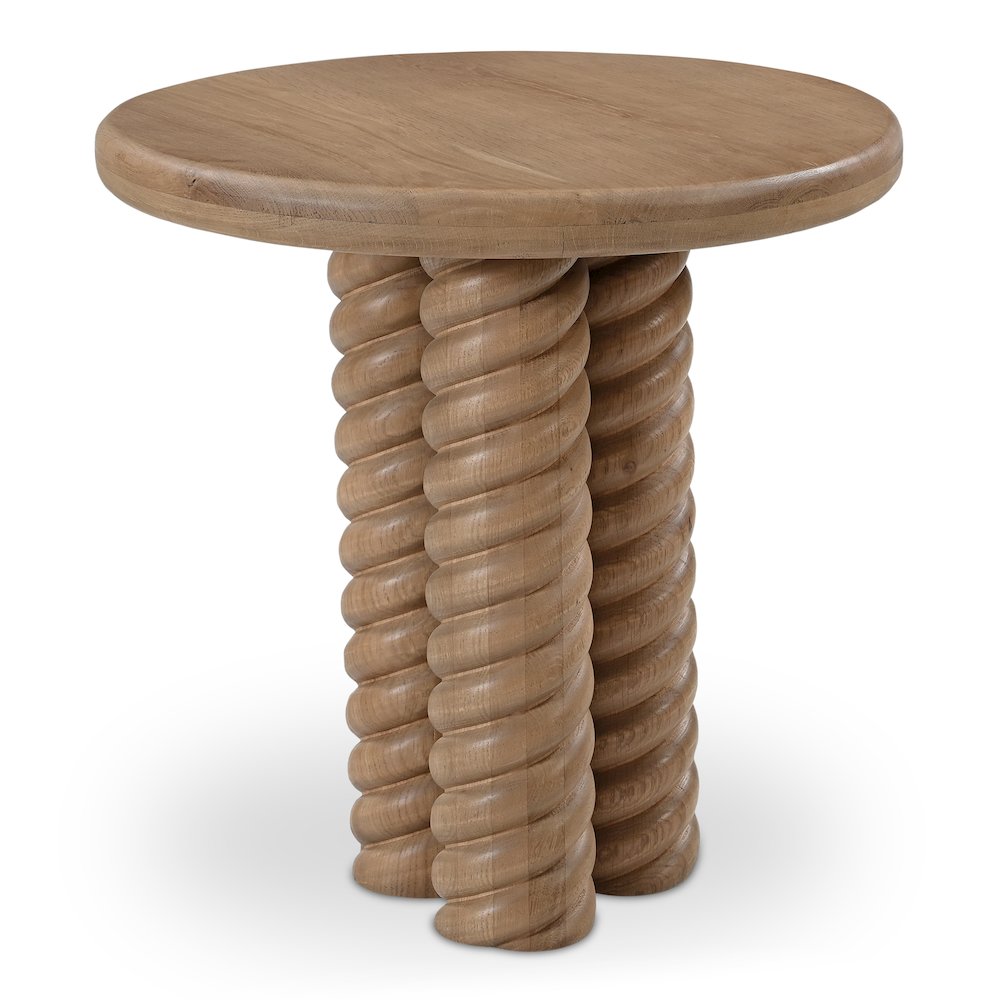 Treccia Side Table Oak