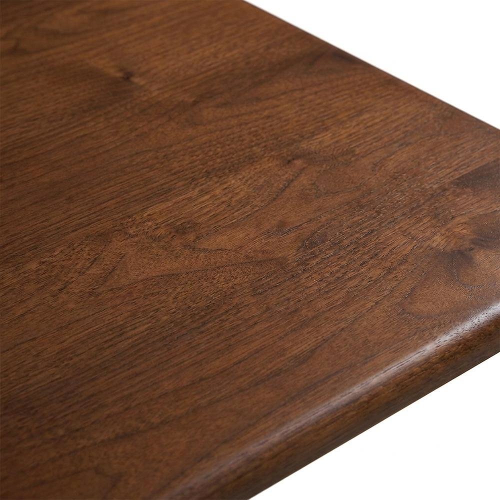 Solid White Ash Dining Table with Rounded Edges, Modern Style Seats Eight