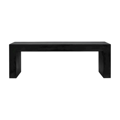 Fiber-Reinforced Concrete Outdoor Bench with Contemporary Profile for Entryway
