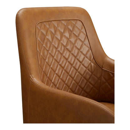 Cantata Dining Chair Tawny Vegan Leather - Set Of Two