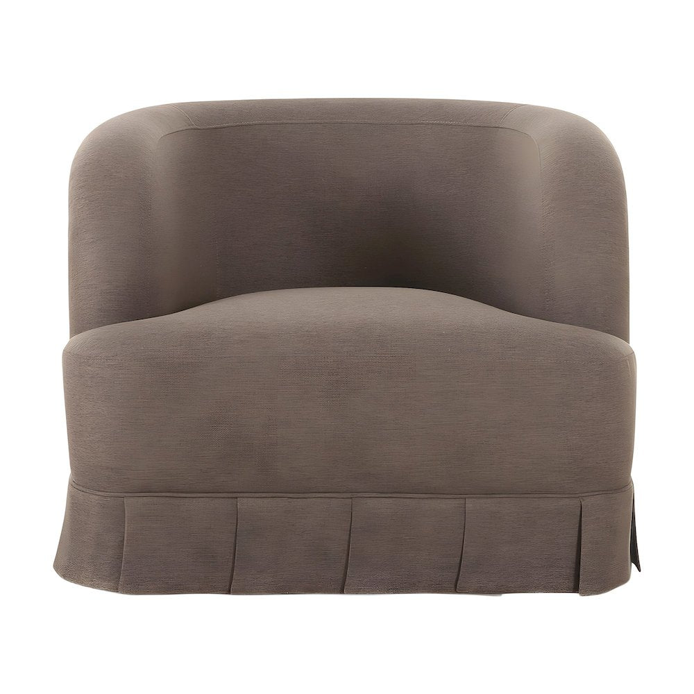 Fabric Upholstered Swivel Accent Chair with Contemporary Style for Living Room