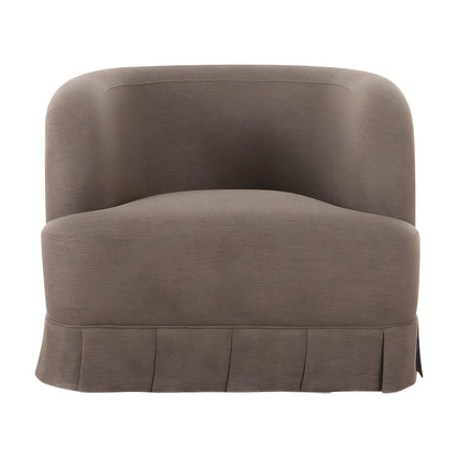 Fabric Upholstered Swivel Accent Chair with Contemporary Style for Living Room