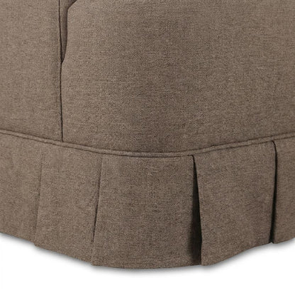 Fabric Upholstered Swivel Accent Chair with Contemporary Style for Living Room
