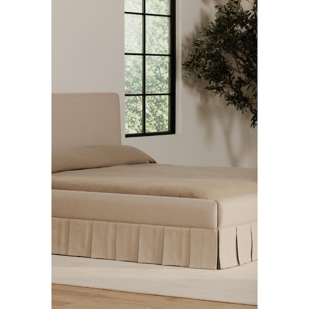 Maren Queen Bed Beige