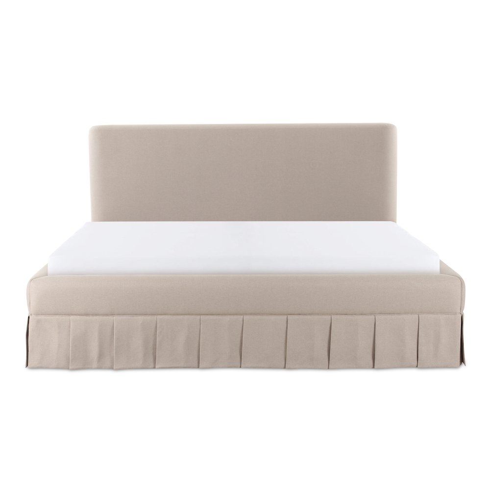 Maren Queen Bed Beige