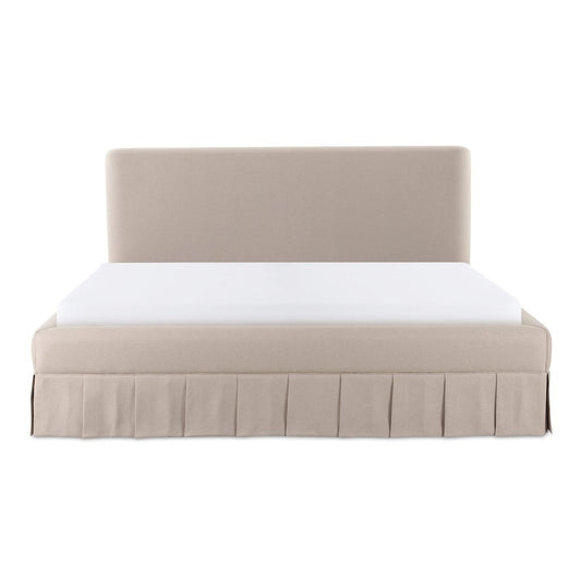 Maren Queen Bed Beige