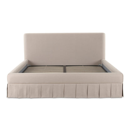Maren Queen Bed Beige