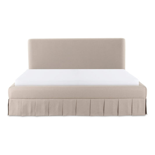 Maren King Bed Beige