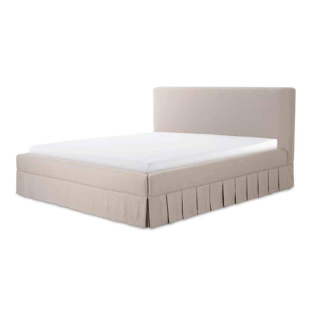 Maren King Bed Beige