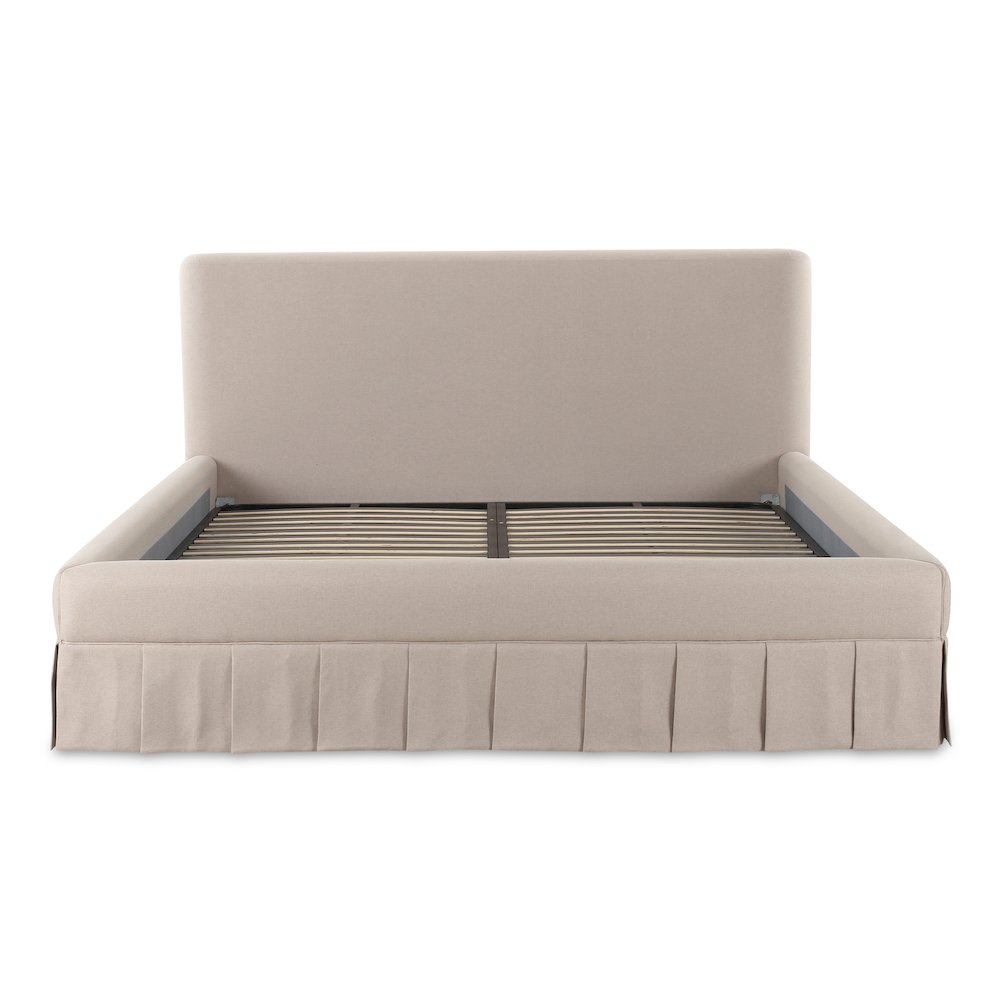 Maren King Bed Beige