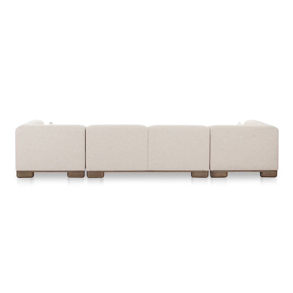 June U Shaped Modular Sectional Oatmeal