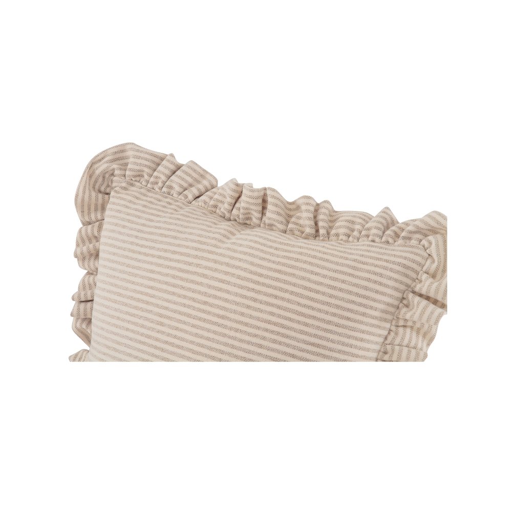 Betty 20 Inch Cushion Beige Stripe