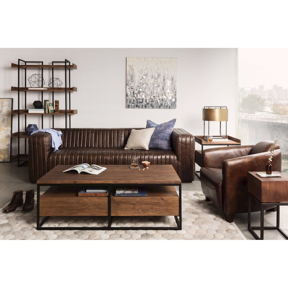 Salzburg Club Chair Dark Brown Leather