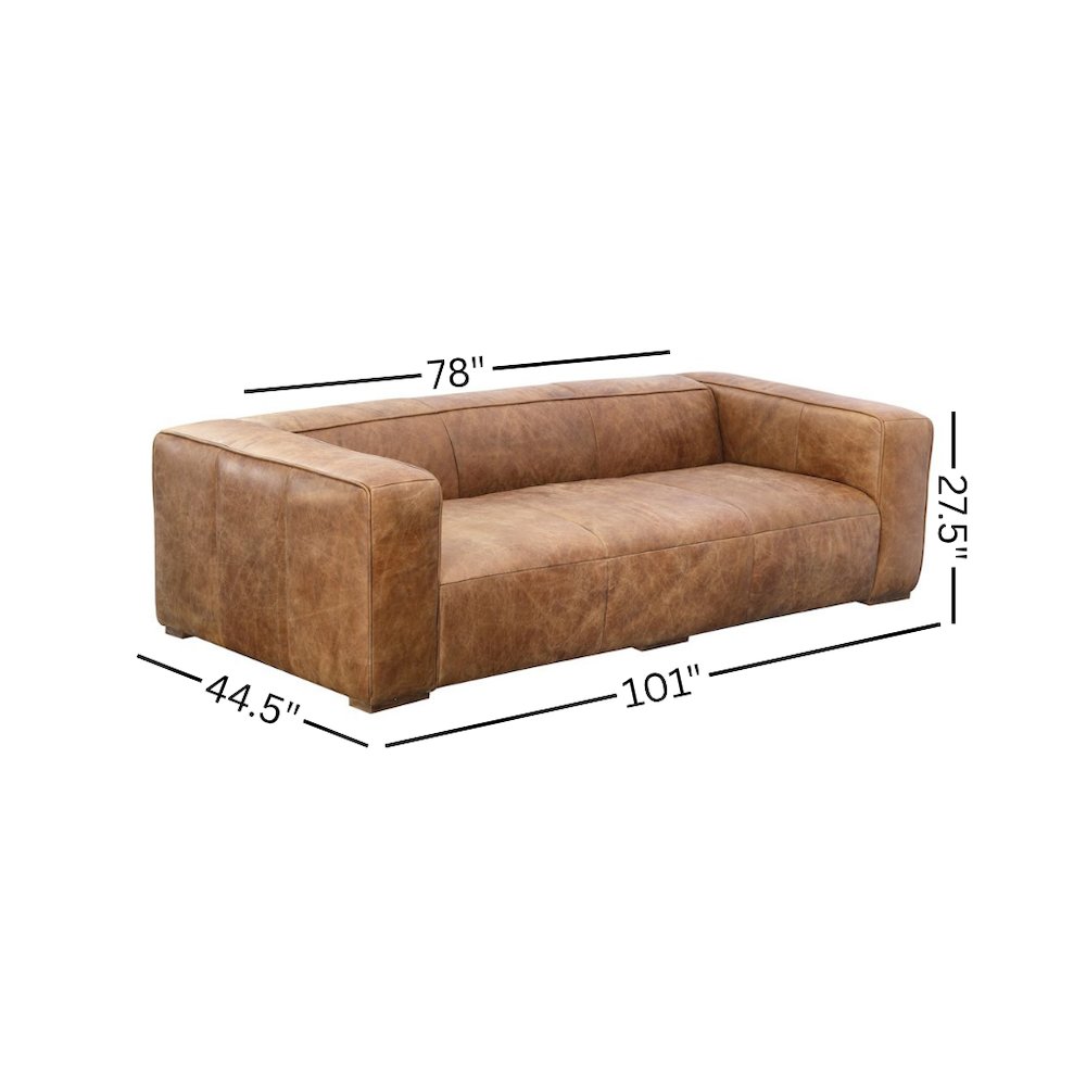 Brown Faux Leather Couch, Midcentury Modern Faux Leather Sofa Design