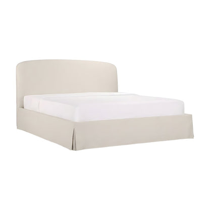 Queen Upholstered Storage Bed with Lift-Up Hydraulic Platform and Headboard