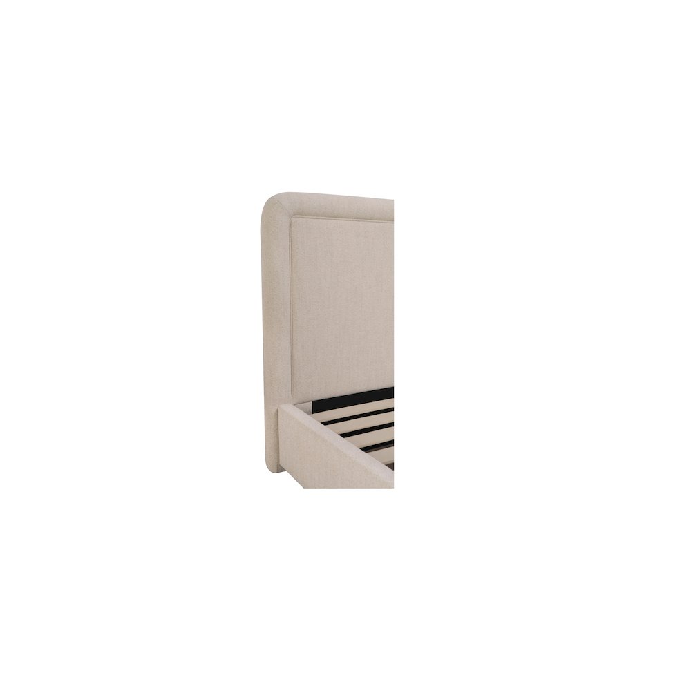 Simon Queen Storage Bed Flecked Beige