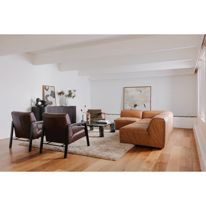 Form Ottoman Sonoran Tan Leather