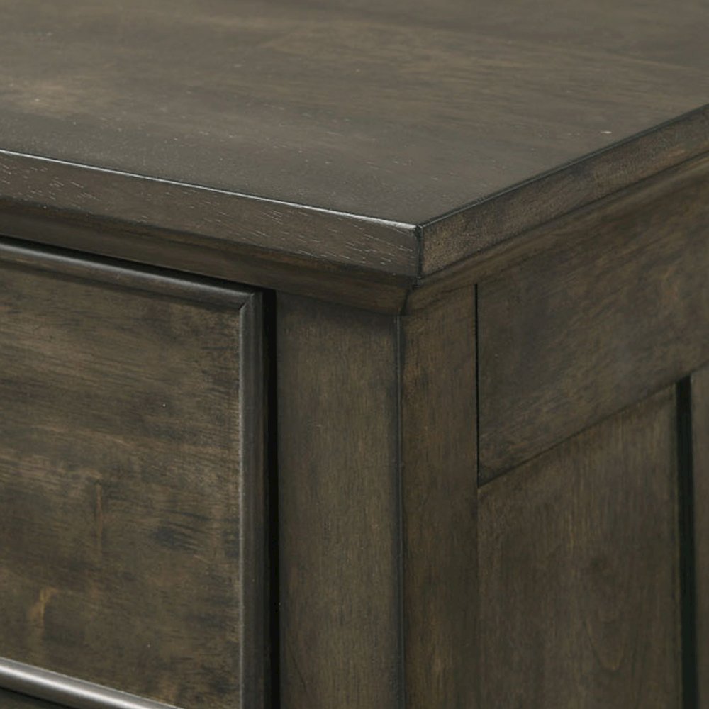 Hawthorne 6-Drawer Chest, Brushed Charcoal