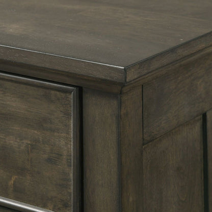 Hawthorne 6-Drawer Chest, Brushed Charcoal