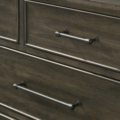 Hawthorne 6-Drawer Chest, Brushed Charcoal