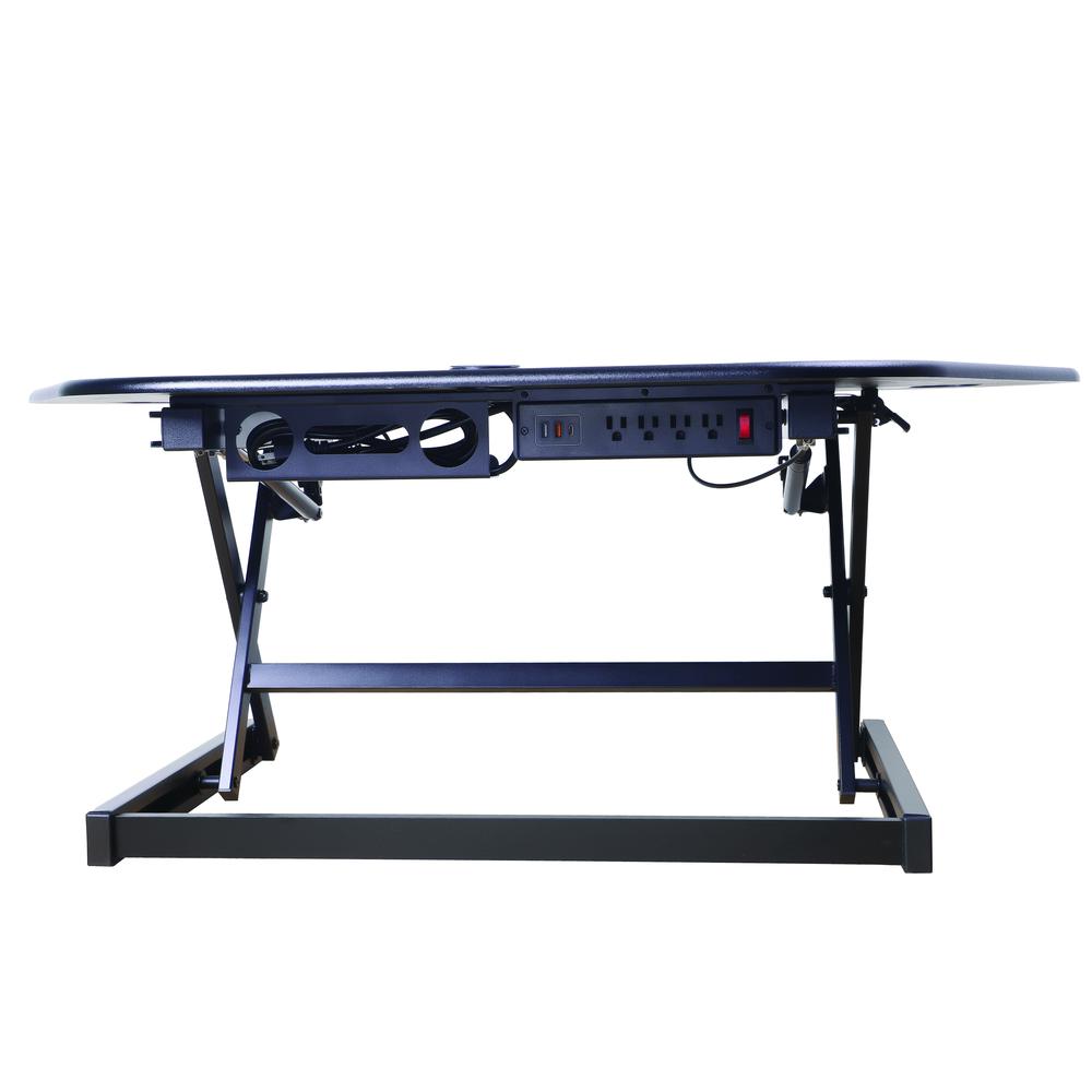 Rocelco 46" Height Adjustable Corner Standing Desk Converter